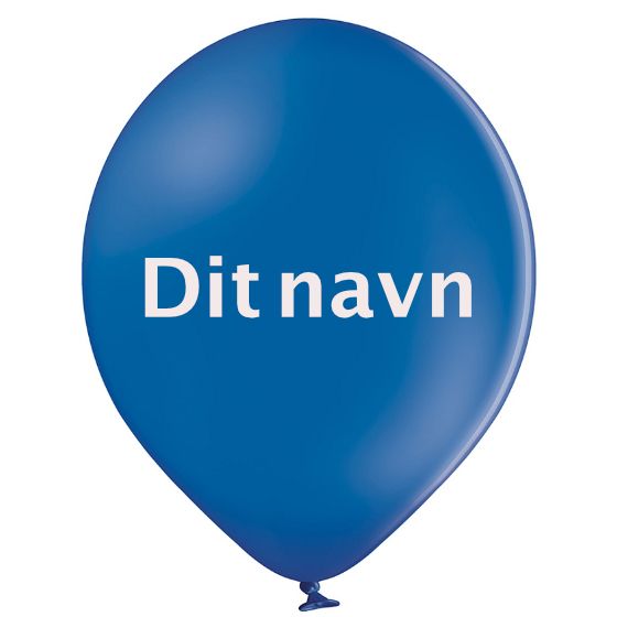 Ballonner Med Navn Blå 200 stk.