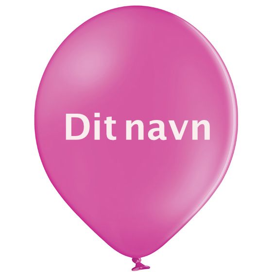 Ballonner Med Navn Fuchsia 200 stk.