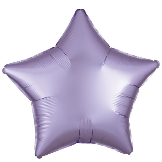 Folie Stjerne Ballon Satin Lilla