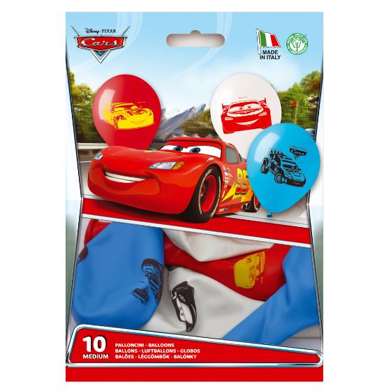 Cars Balloner 10 stk.