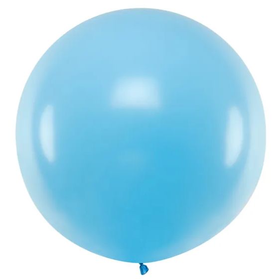 Lyseblå Ballon Kæmpe