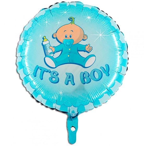 Folie Ballon It's A Boy Rund