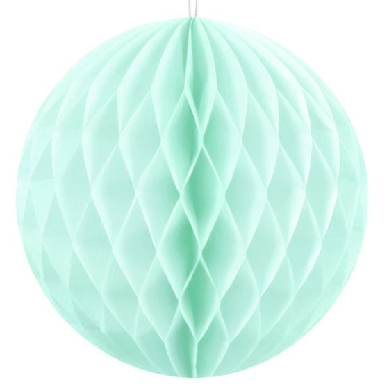 Honeycomb Ball Mint Grøn 30 cm.