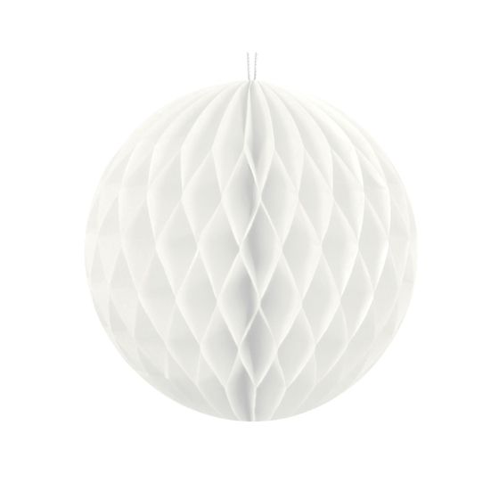 Honeycomb Ball Hvid 10 cm.