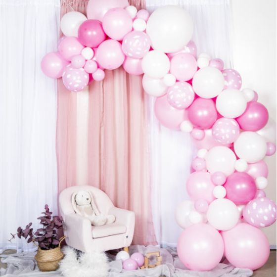 Ballonbue Kit Baby Pink