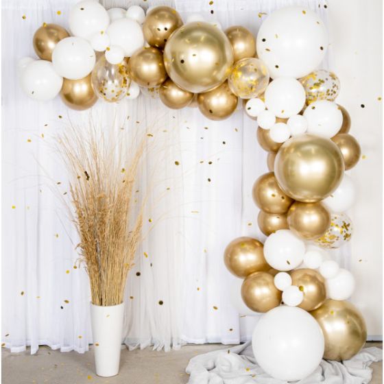 Ballonbue Kit Guld Chrome