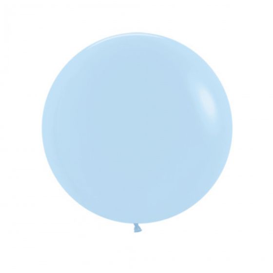 Pastel Matte Blå Kæmpe Ballon