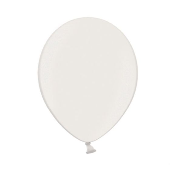 Metallic Hvid Ballon