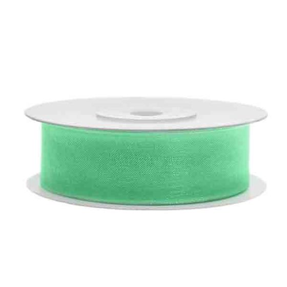 Mint Grønt chiffonbånd 19 mm.