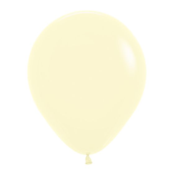 Pastel Matte Gul Ballon