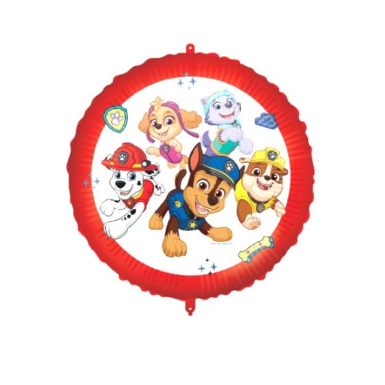 Paw Patrol Folie Ballon Rund