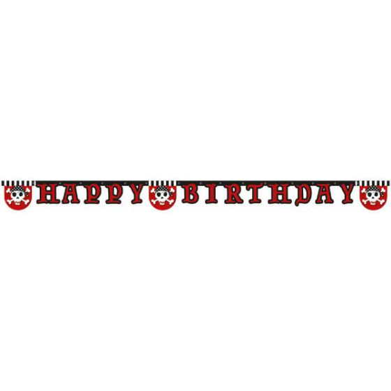 Pirat Fest Happy Birthday Banner