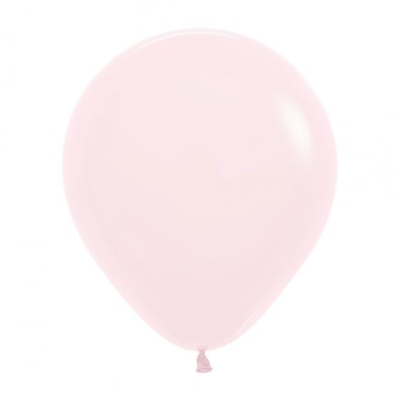 Pastel Matte Lyserød Stor Ballon