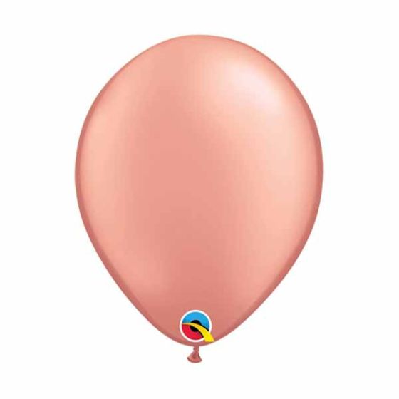 Metallic Roseguld Stor Ballon