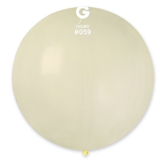 Kæmpe Latex Ballon Ivory