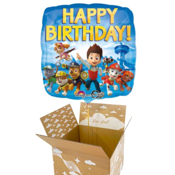 Send En Ballon Paw Patrol HBD