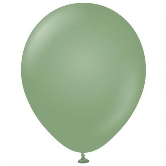 Stor Latex Ballon Eucalyptus 45 cm.