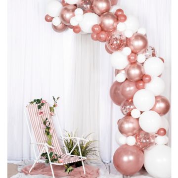 Ballonbue Kit Rosa Guld