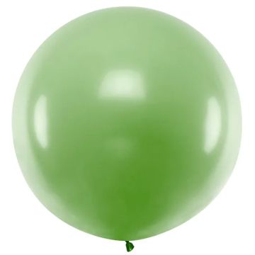 Kæmpe Latex Ballon Grøn 100 cm.