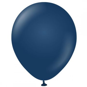 Store Latex Balloner Navy 45 cm. 5 stk.