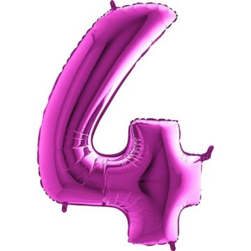 4 Tal Folie Ballon Fuchsia