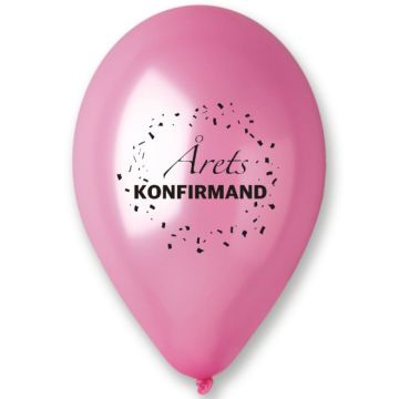 Årets Konfirmand Balloner Rose 10 stk.