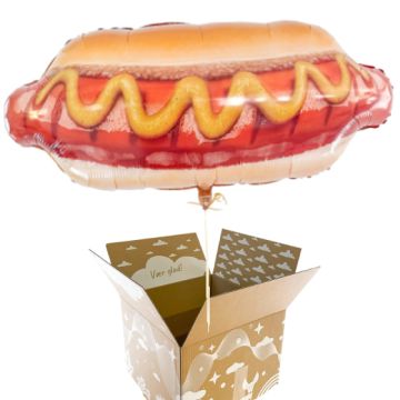 Send En Ballon Hilsen Hot Dog