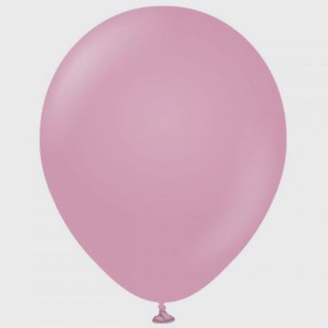 Stor Latex Ballon Dusty Rose 45 cm.