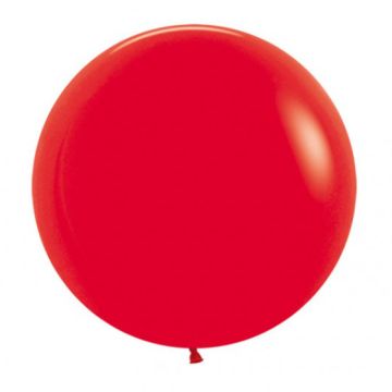 Kæmpe Latex Ballon Fashion Rød 60 cm.