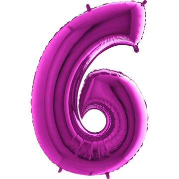 6 Tal Folie Ballon Fuchsia