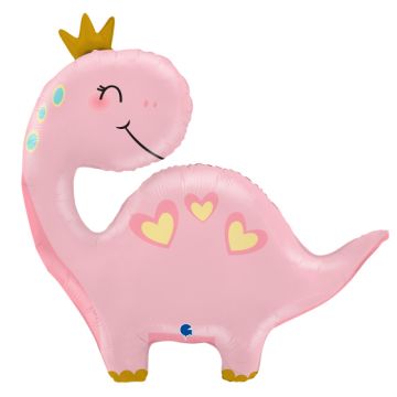 Folie Ballon Pink Dino