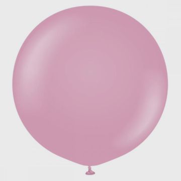 Kæmpe Latex Ballon Dusty Rose 60 cm.