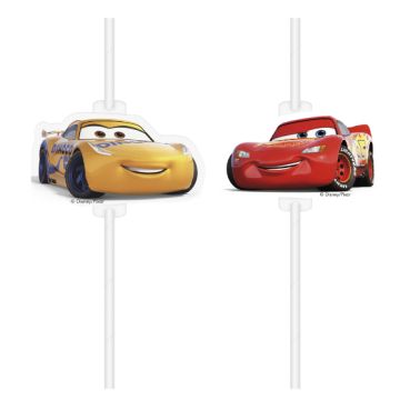 Cars 3 Papir Sugerør