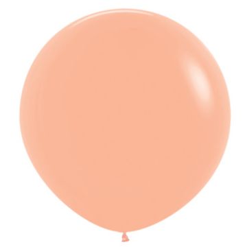 Kæmpe Latex Ballon Fashion Peach Blush 60 cm.