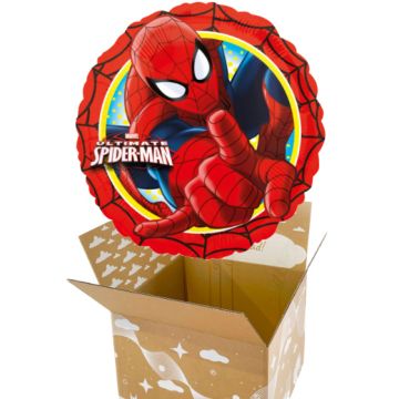 Send En Ballon Spider-Man Rund