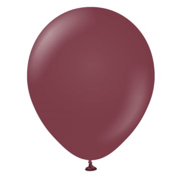 Store Latex Balloner Burgundy 45 cm. 5 stk.