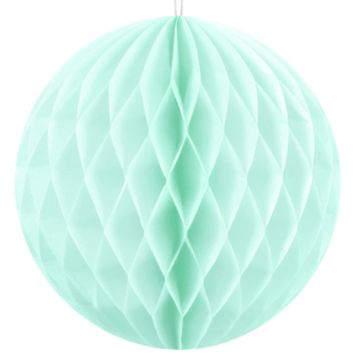 Honeycomb Ball Mint Grøn 30 cm.