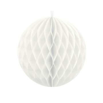 Honeycomb Ball Hvid 10 cm.