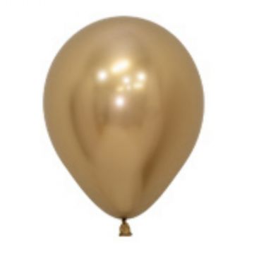 Reflex Guld Balloner 50 stk. 12 cm.