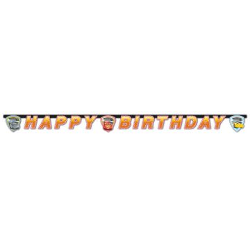 Cars Happy Birthday Banner