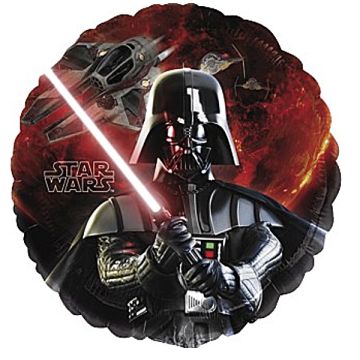 Folie Ballon Darth Vader Rund