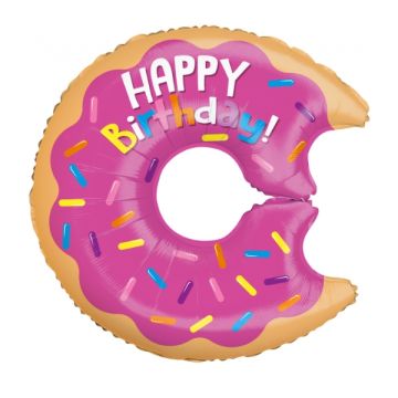 Folie Ballon Happy Birthday Donut