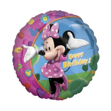 Folie Ballon Happy Birthday Minnie Mouse