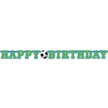 Fodbold Happy Birthday Banner