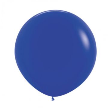 Kæmpe Latex Ballon Fashion Royal Blå 60 cm.