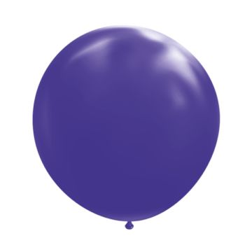 Kæmpe Latex Ballon Lilla 100 cm.