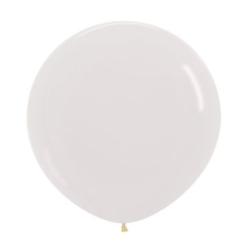 Kæmpe Latex Ballon Gennemsigtig 90 cm.