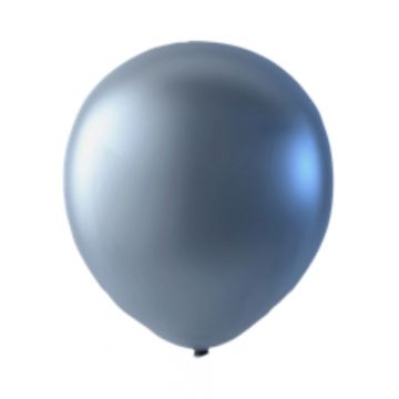 Latex Balloner Metallic Sølv 100 stk. 30 cm.