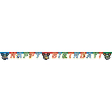 Mickey Mouse Happy Birthday Banner