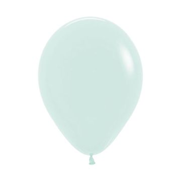 Pastel Matte Grøn Ballon 30 cm.